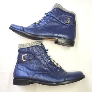 🌸 Opening Ceremony | Leather NavyAnkle Boots‎ size 38